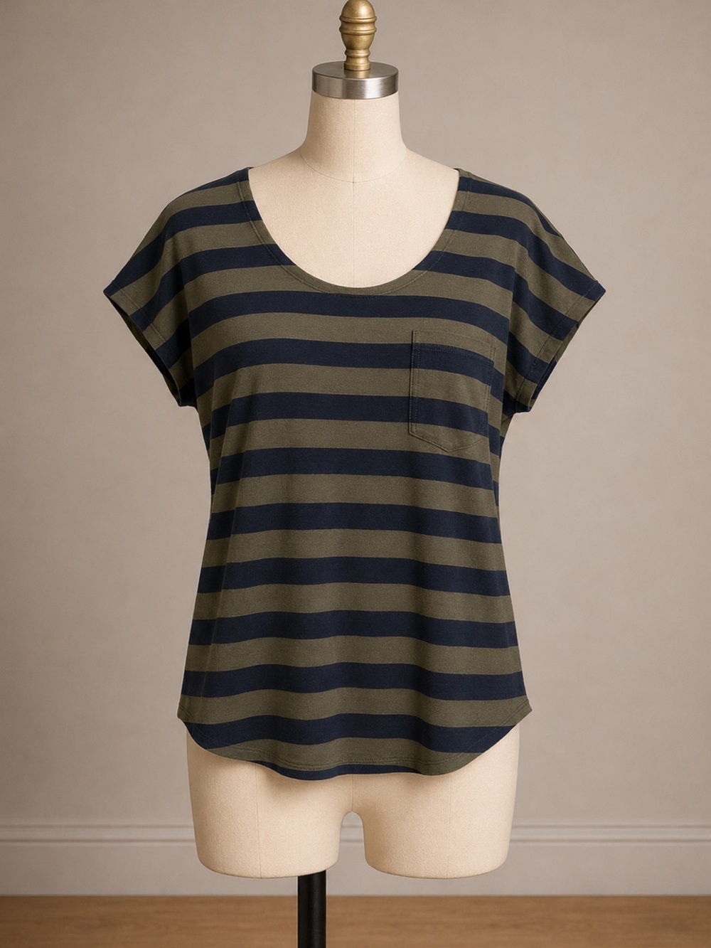 Teenflo Silk Striped Tshirt